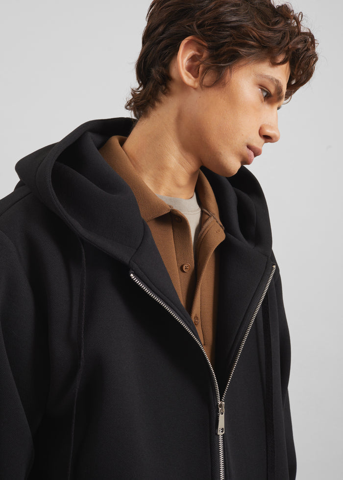Kallmyr Zip-Up Hoodie - Black