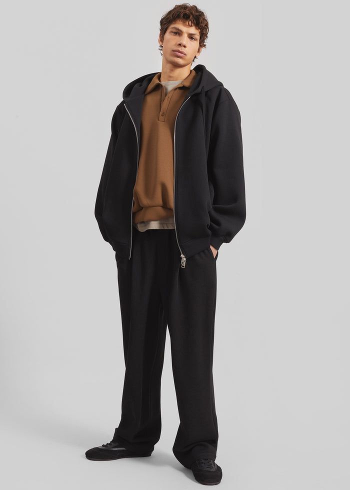 Kallmyr Zip-Up Hoodie - Black
