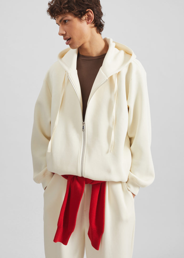 Kallmyr Zip-Up Hoodie - Ivory