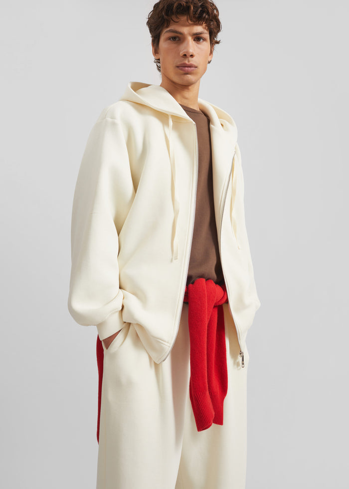Kallmyr Zip-Up Hoodie - Ivory