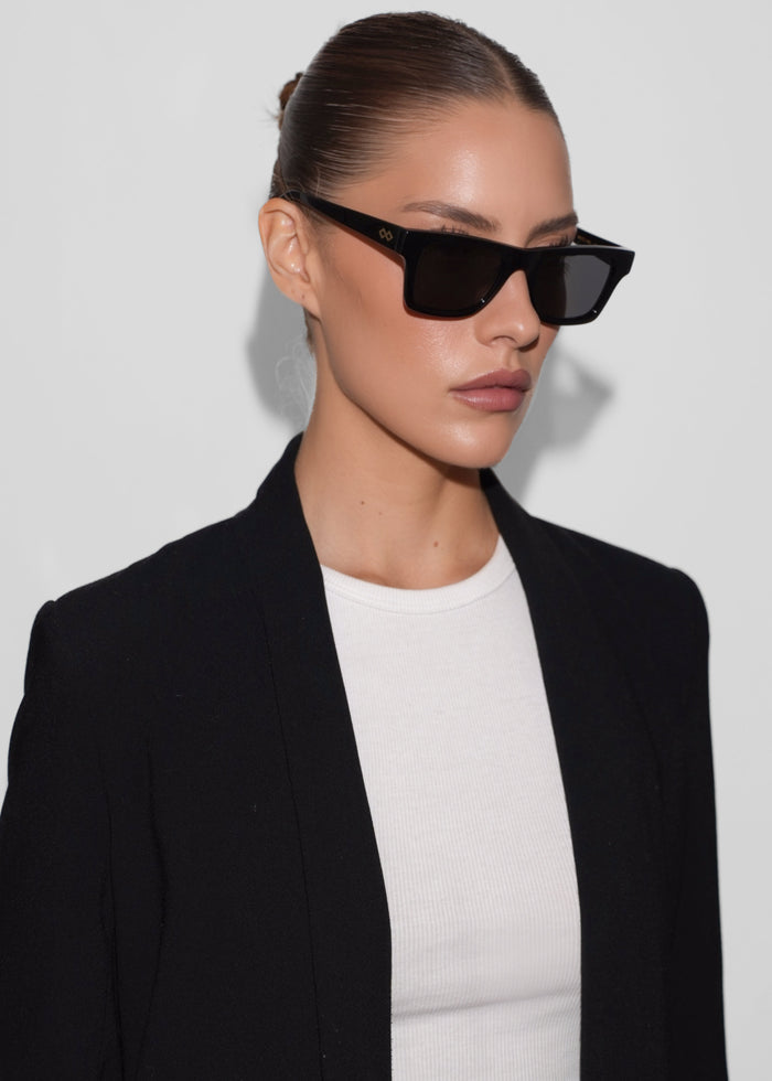 Karen Wazen Harper Sunglasses - Black