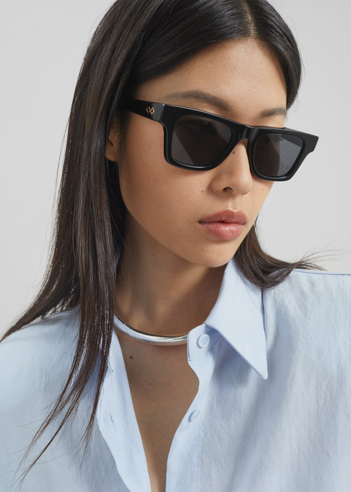 Karen Wazen Harper Sunglasses - Black