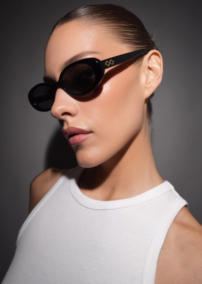 Karen Wazen Olivia Sunglasses - Black