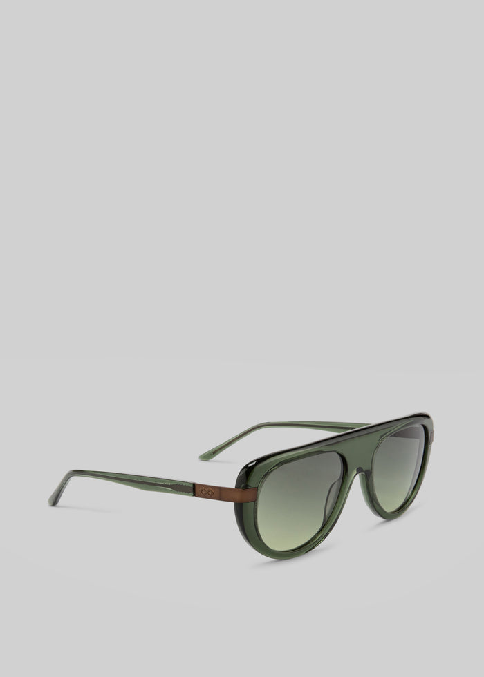 Karen Wazen Sol Sunglasses - Olive
