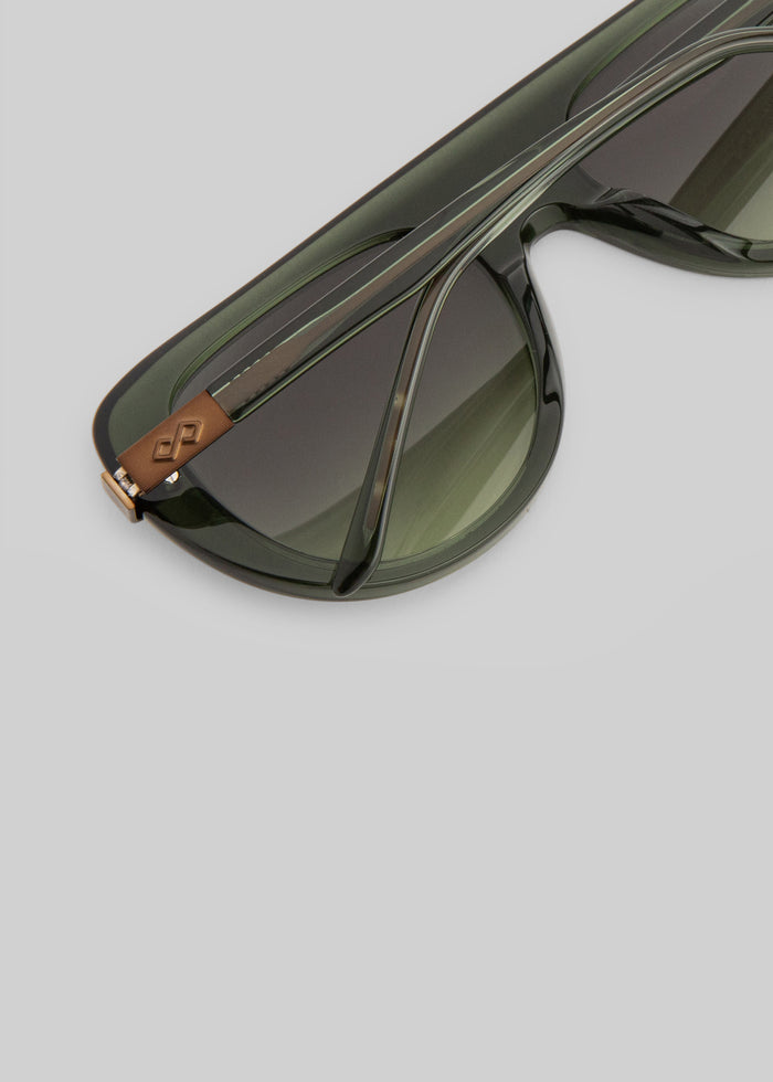 Karen Wazen Sol Sunglasses - Olive