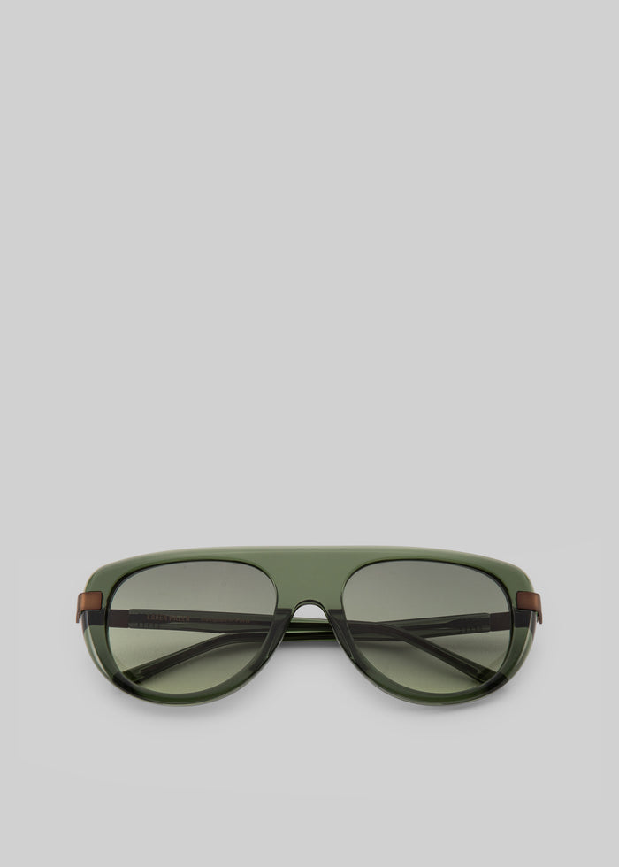 Karen Wazen Sol Sunglasses - Olive