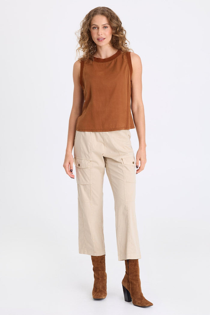 XCVI Katrine Soft Twill Elevated Tank