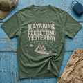 Kayaking Regretting Yesterday Graphic T-Shirt
