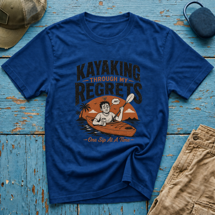 Kayaking Through My Regrets Graphic T-Shirt
