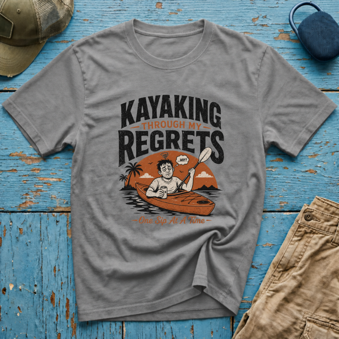 Kayaking Through My Regrets Graphic T-Shirt