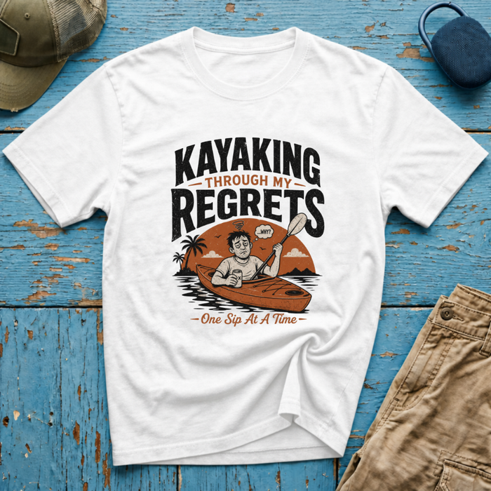 Kayaking Through My Regrets Graphic T-Shirt