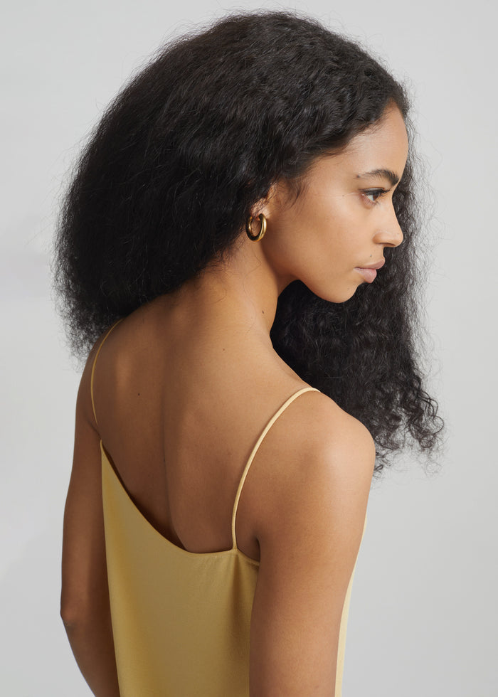 Keira Knit Midi Dress - Yellow