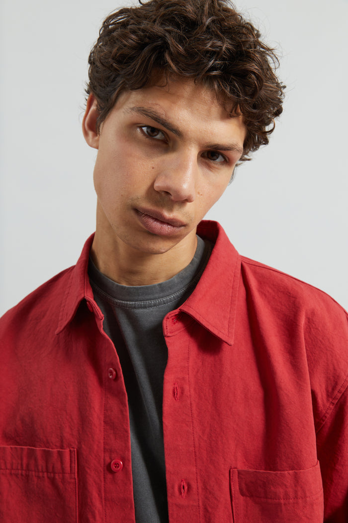 Keller Cotton Shirt - Red