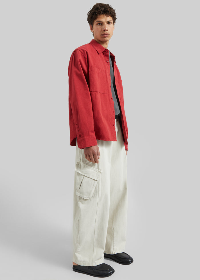 Keller Cotton Shirt - Red
