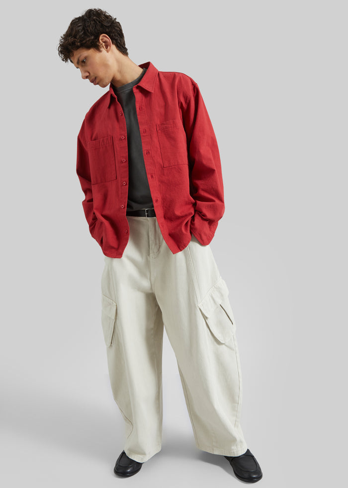 Keller Cotton Shirt - Red