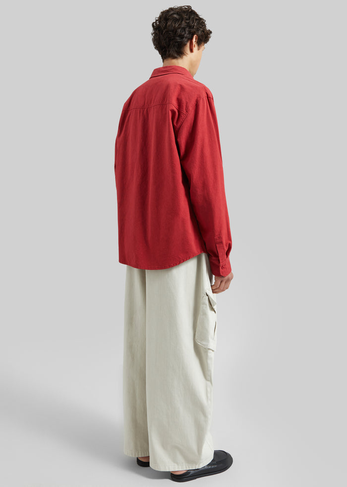 Keller Cotton Shirt - Red