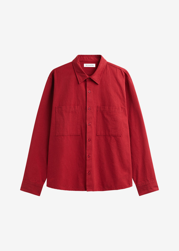 Keller Cotton Shirt - Red
