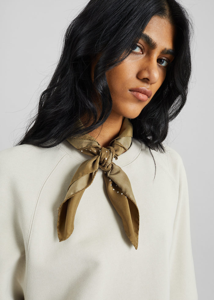 Kenitra Balloon Sleeve Sweatshirt - Beige