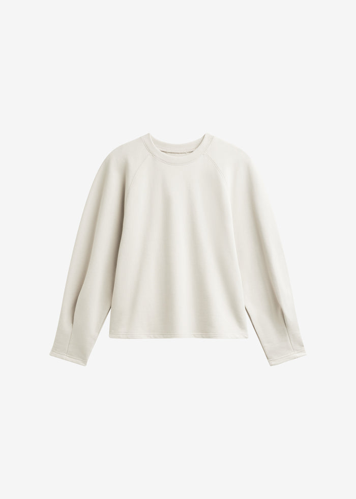Kenitra Balloon Sleeve Sweatshirt - Beige