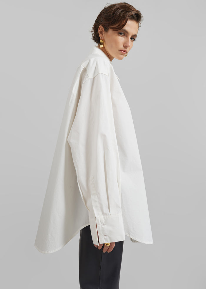 Kent Button Up Shirt - White
