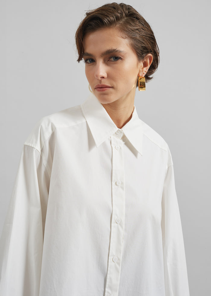 Kent Button Up Shirt - White