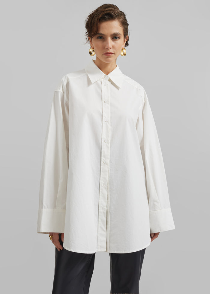 Kent Button Up Shirt - White