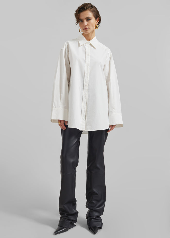 Kent Button Up Shirt - White