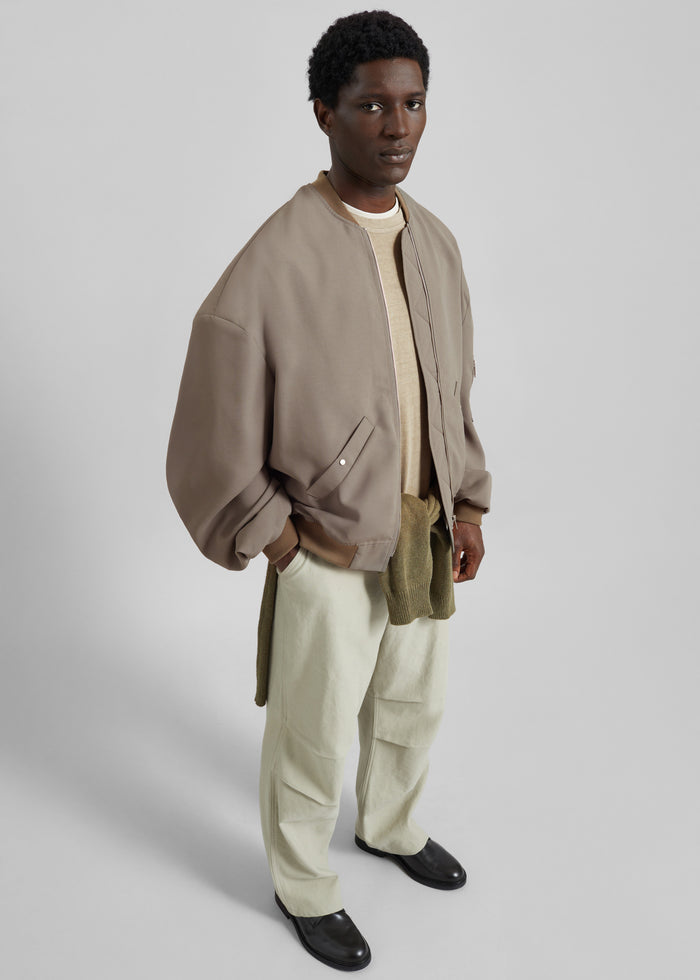 Kenton Cotton Pants - Beige