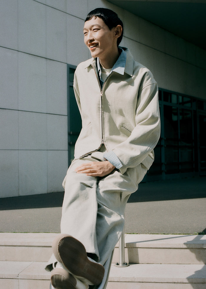 Kenton Cotton Pants - Beige