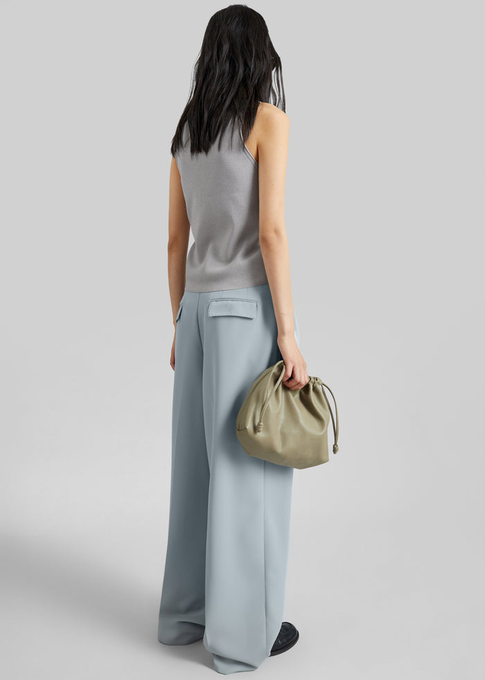 Kinna Knit Sleeveless Top - Grey