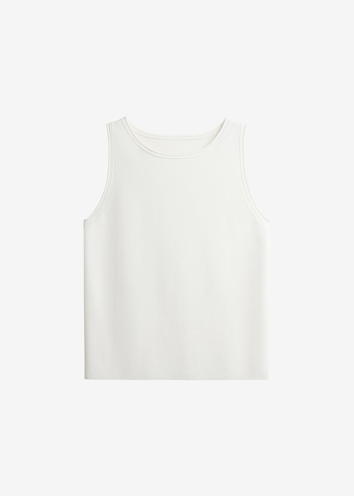 Kinna Knit Sleeveless Top - Ivory