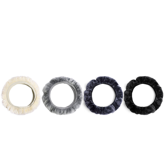 Lambskin Car Steering Wheel Cover