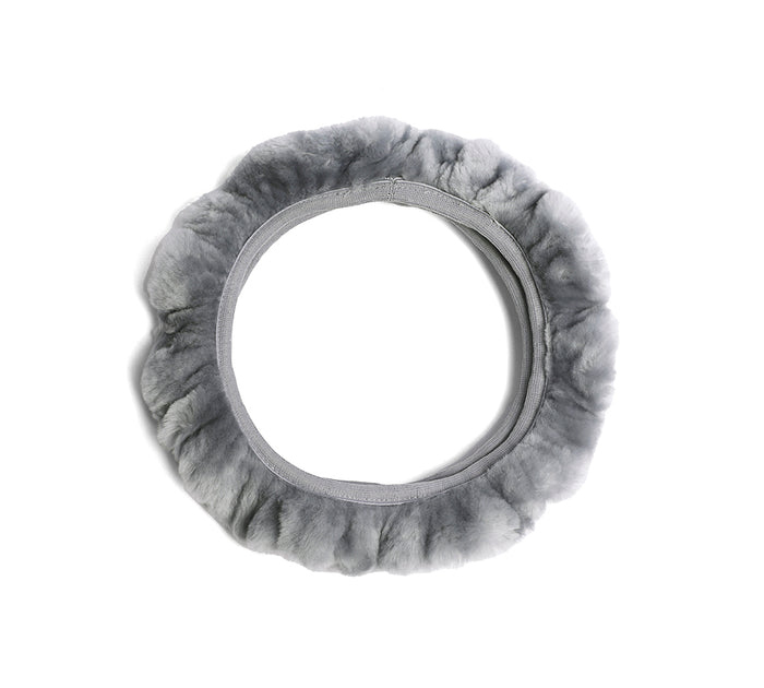 Lambskin Car Steering Wheel Cover