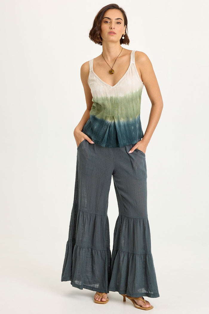 Wearables Lando Gauze Tiered-Bottom Pant