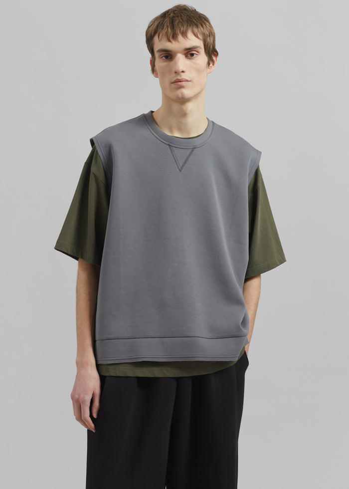 Laos Tank Top - Slate Grey