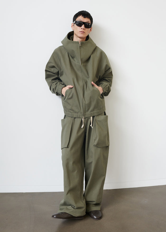 Lauri Drawstring Cargo Pants - Khaki