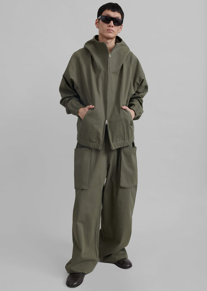 Lauri Hooded Jacket - Khaki
