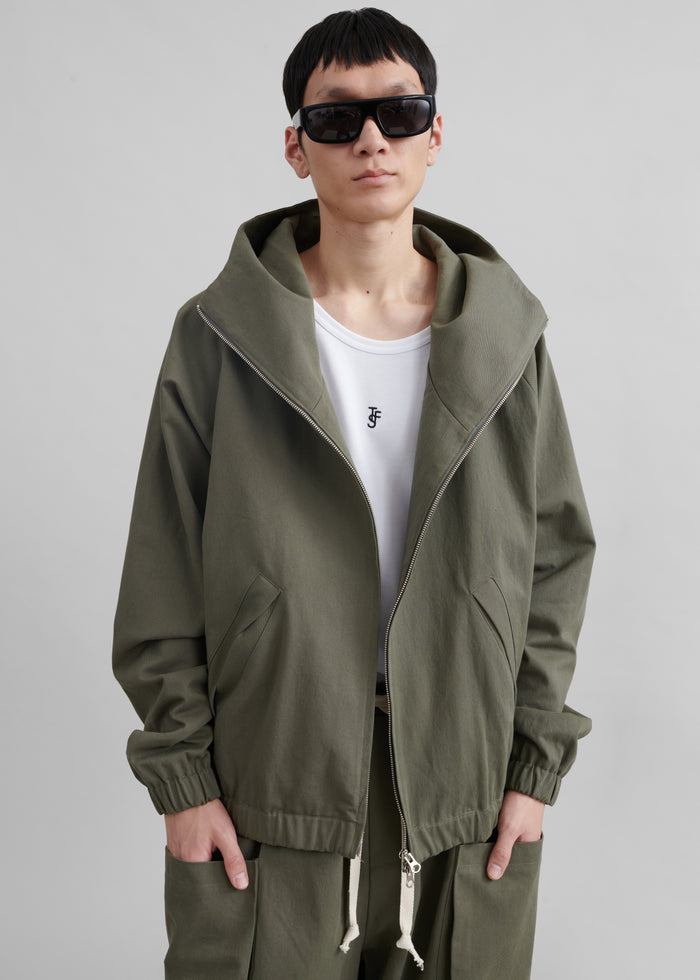 Lauri Hooded Jacket - Khaki