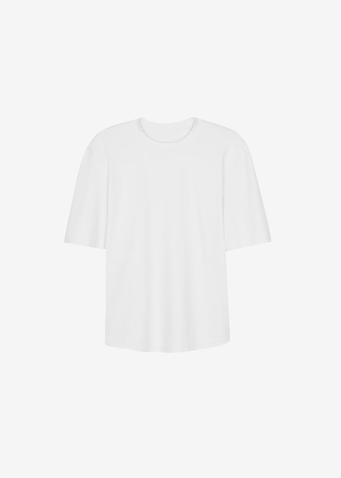 Laval Sculpted Sleeve T-Shirt - White