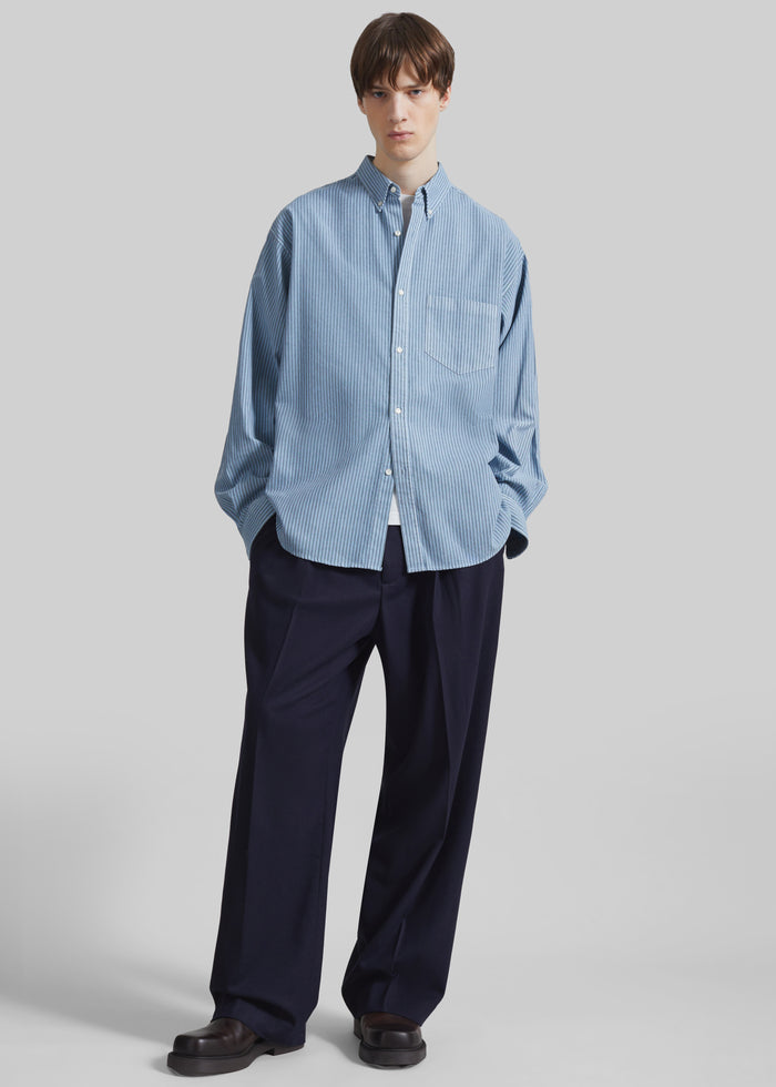 Legan Shirt - Blue Stripe