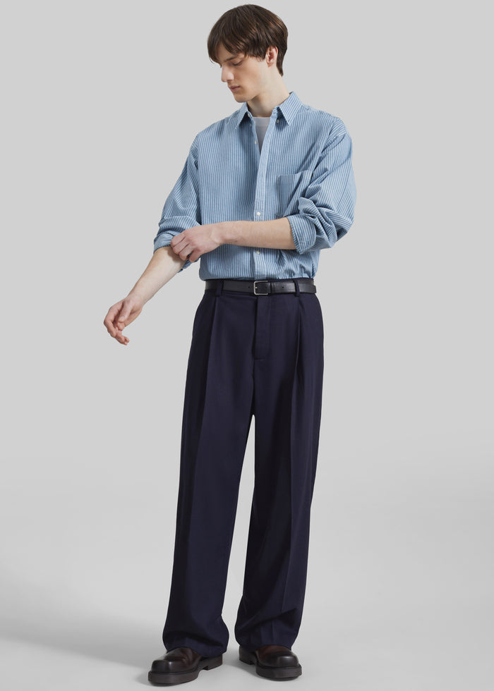 Legan Shirt - Blue Stripe