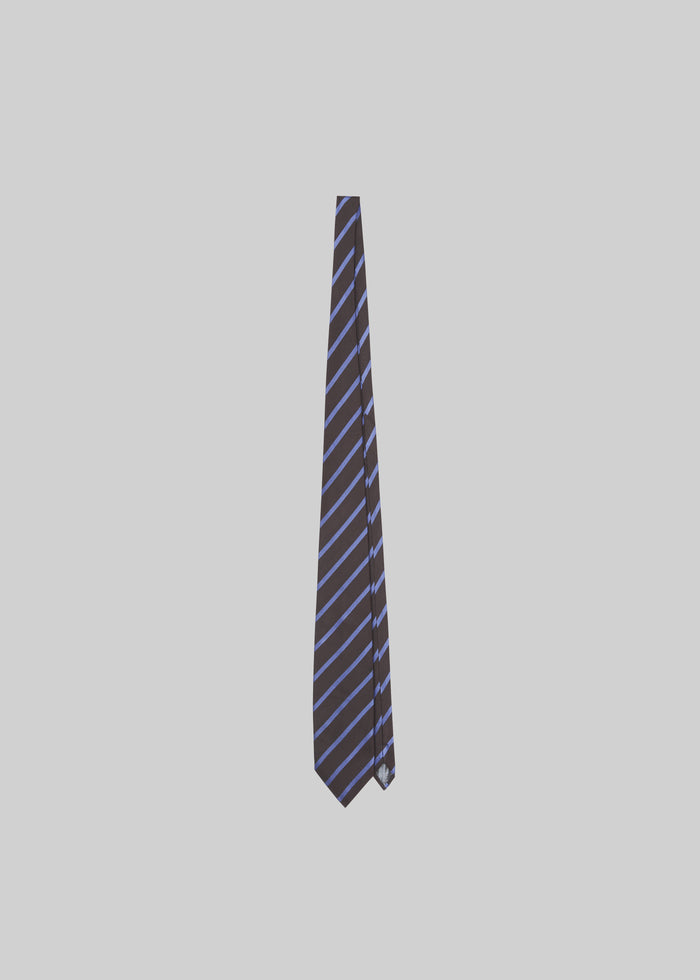 Lene Striped Tie - Brown