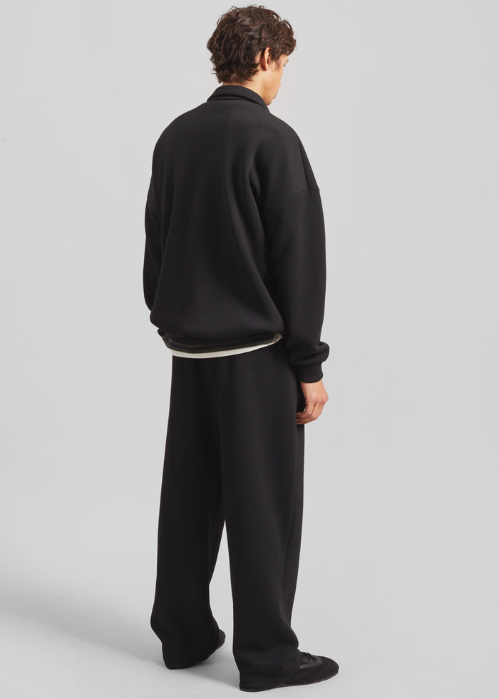 Lenham Polo Sweatshirt - Black