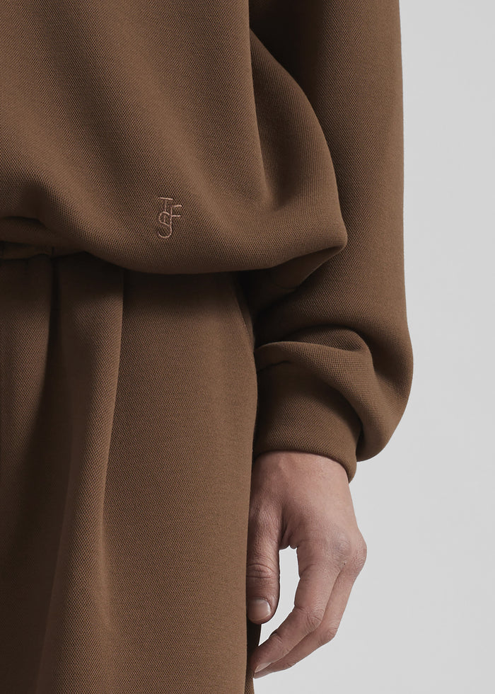 Lenham Polo Sweatshirt - Dark Camel