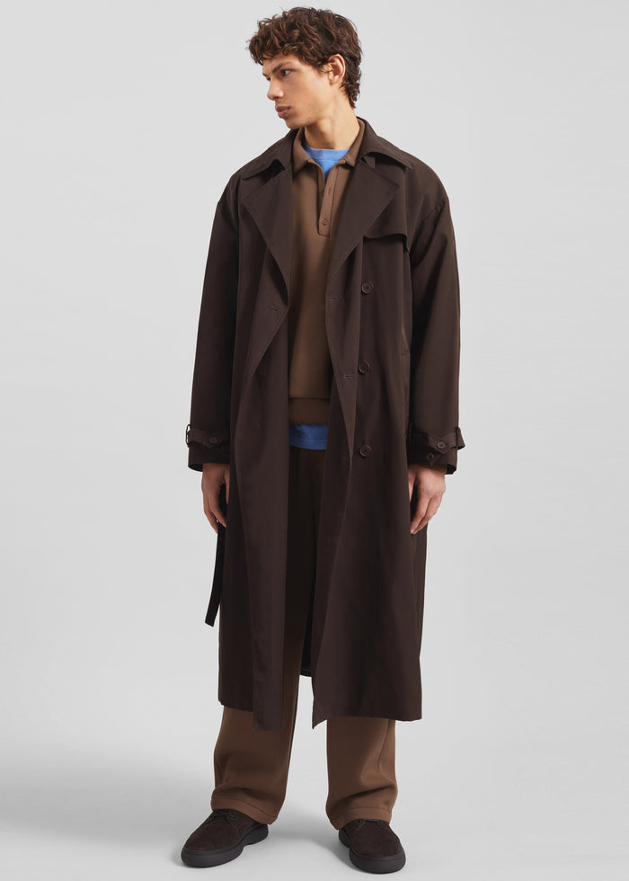Lenham Polo Sweatshirt - Dark Camel