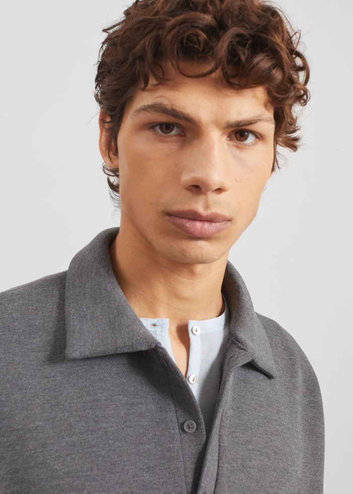 Lenham Polo Sweatshirt - Grey