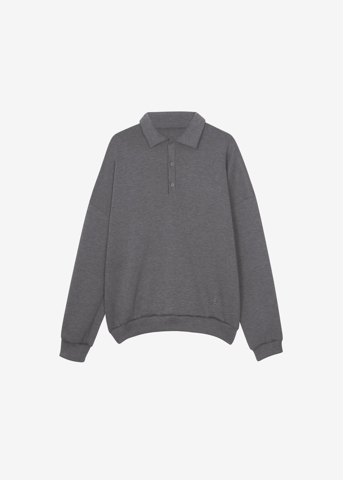 Lenham Polo Sweatshirt - Grey