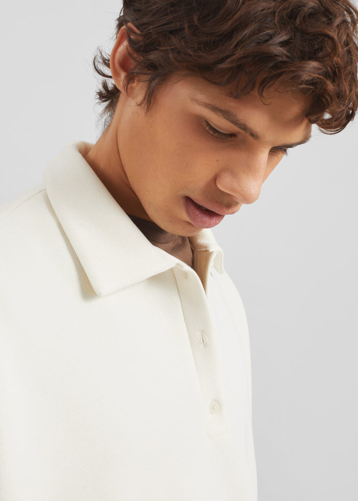 Lenham Polo Sweatshirt - Ivory