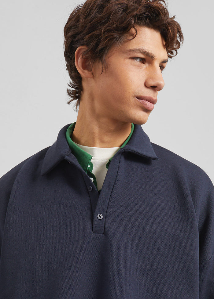 Lenham Polo Sweatshirt - Navy