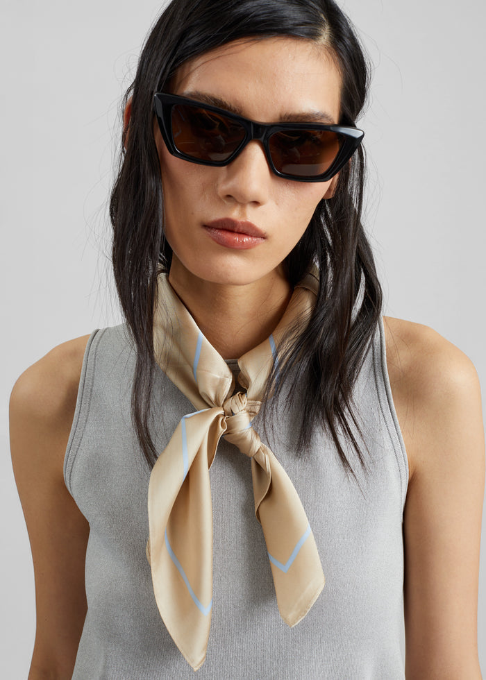 Lerici Square Scarf - Beige